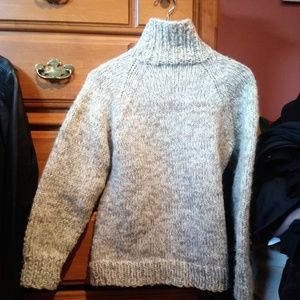 Vintage Wool Hand-Made Turtle Neck